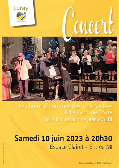 Luray - Concert chorale - 10 juin 2023