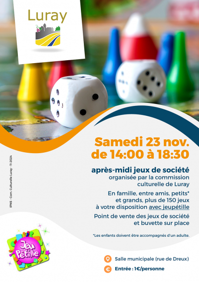 Luray - Après-midi jeux - 23 novembre 2024
