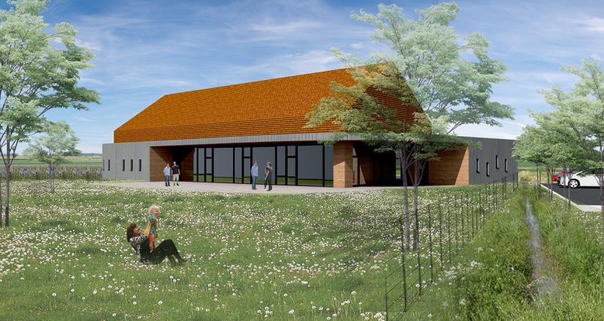 vue du parc du futur espace multifonctions de Luray (28)