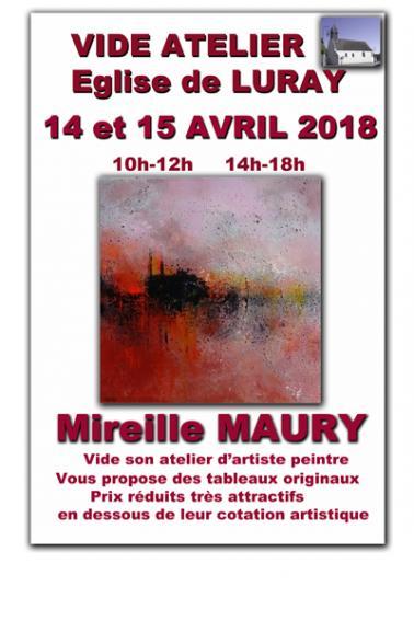 Vide atelier d'artiste - 15 avril 2018